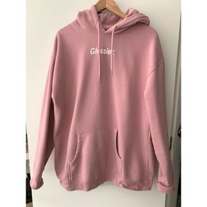 Glossier Original Pink Hoodie